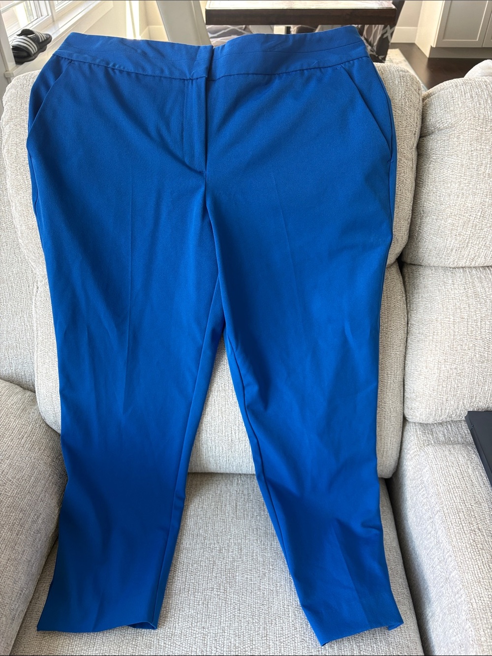 Worthington Bright Blue Ankle Pants